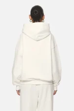 Clarita Logo Oversized Hoodie Washed Coconut Milk Black Gum-1