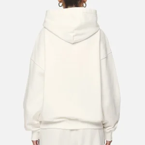 Clarita Logo Oversized Hoodie Washed Coconut Milk Black Gum-1