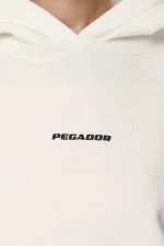 Clarita Logo Oversized Hoodie Washed Coconut Milk Black Gum-2