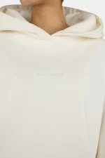 Clarita Logo Oversized Hoodie Washed Unbleached White-2