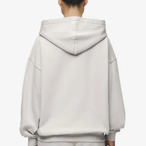 Clarita Oversized Sweat Jacket Washed Moon Grey Black Gum-1