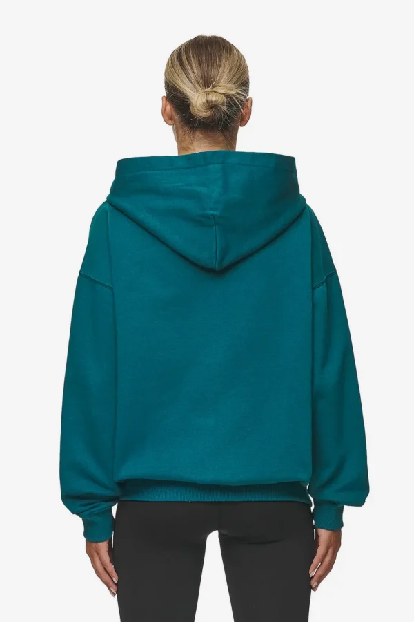 Clarita Oversized Sweat Jacket Washed Urban Turquoise Black Gum-1