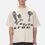 Clayson Boxy Tee Washed Desert Sand