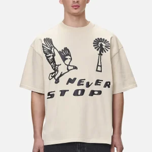 Clayson Boxy Tee Washed Desert Sand