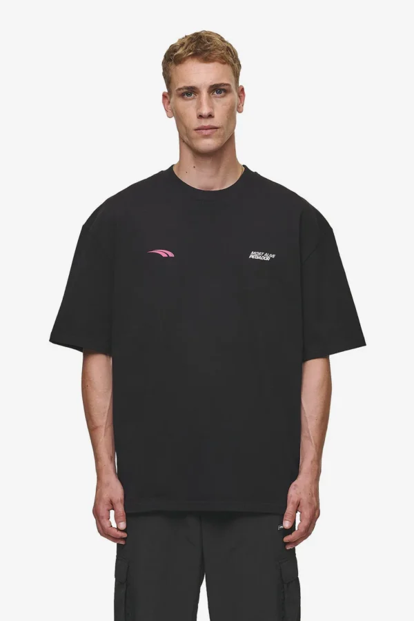 Clayton Oversized Tee Washed Black