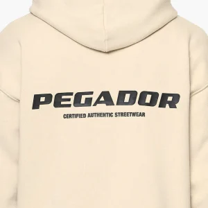 Colne Logo Oversized Hoodie Vintage Washed Kingdom Beige Gum-2