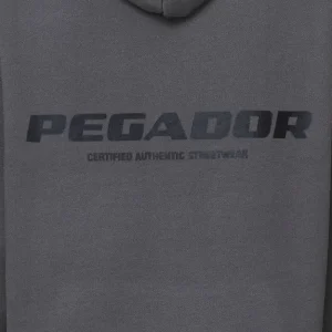 Colne Logo Oversized Hoodie Washed Volcano Grey-2