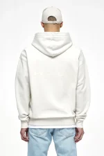 Colne Logo Oversized Sweat Jacket Vintage Washed Angels Cream Gum-1