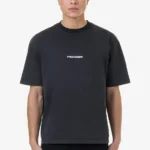 Colne Logo Oversized Tee Vintage Black Bubblegum