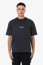 Colne Logo Oversized Tee Vintage Black Bubblegum