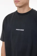 Colne Logo Oversized Tee Vintage Black Bubblegum-2