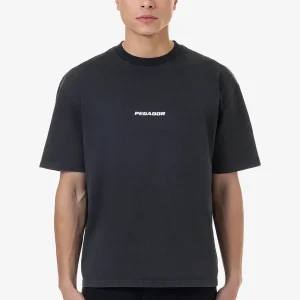 Colne Logo Oversized Tee Vintage Black Bubblegum