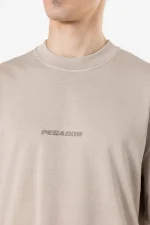 Colne Logo Oversized Tee Vintage Dark Stone-2