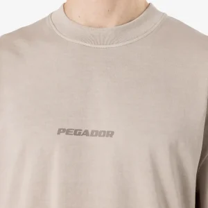 Colne Logo Oversized Tee Vintage Dark Stone-2