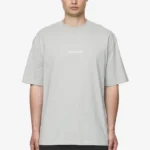 Colne Logo Oversized Tee Washed Pearl Grey Salty Cream