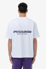 Colne Logo Oversized Tee White Deep Purple-1