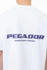 Colne Logo Oversized Tee White Deep Purple-2