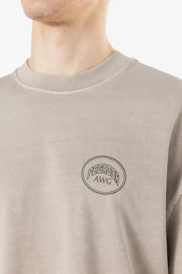 Colson Oversized Tee Vintage Dark Stone-3