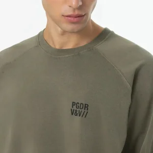 Colt Oversized Raglan Longsleeve Vintage Faded Olive-2