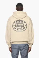 Comet Oversized Hoodie Vintage Washed Kingdom Beige-1