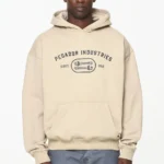 Comet Oversized Hoodie Vintage Washed Kingdom Beige