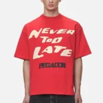 Corey Boxy Tee Washed Red