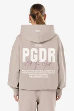 Crissy Oversized Hoodie Washed Dark Stone-1