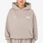 Crissy Oversized Hoodie Washed Dark Stone