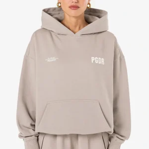 Crissy Oversized Hoodie Washed Dark Stone