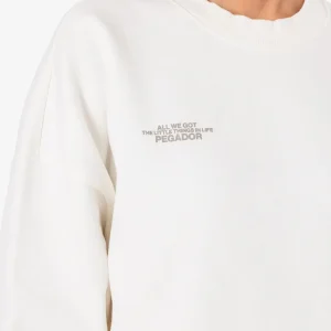 Crissy Oversized Sweater Washed Warm White-2