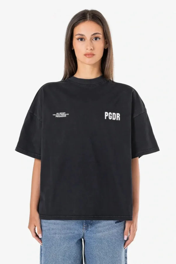 Crissy Oversized Tee Vintage Black