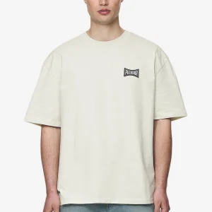 Dacko Oversized Tee Washed Salty Cream Black