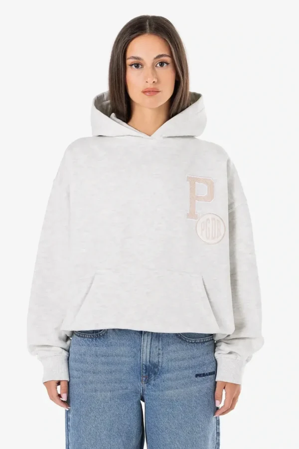 Debbie Oversized Hoodie Off White Melange