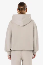 Debbie Oversized Hoodie Washed Dark Stone-1