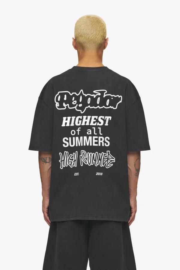 Denaud Oversized Tee Vintage Black-1