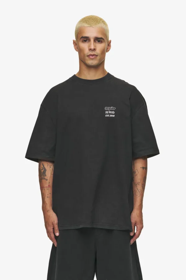 Denaud Oversized Tee Vintage Black