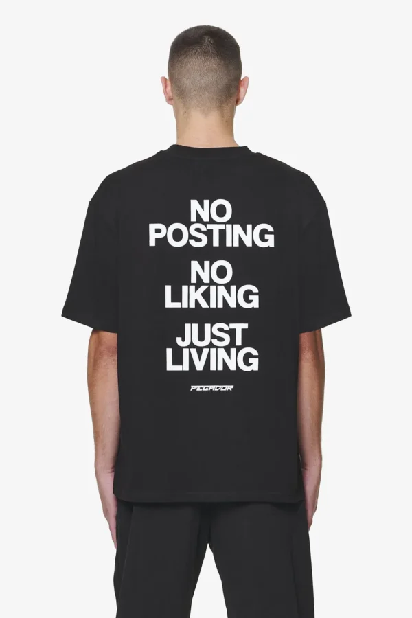 Devon Oversized Tee Black-1