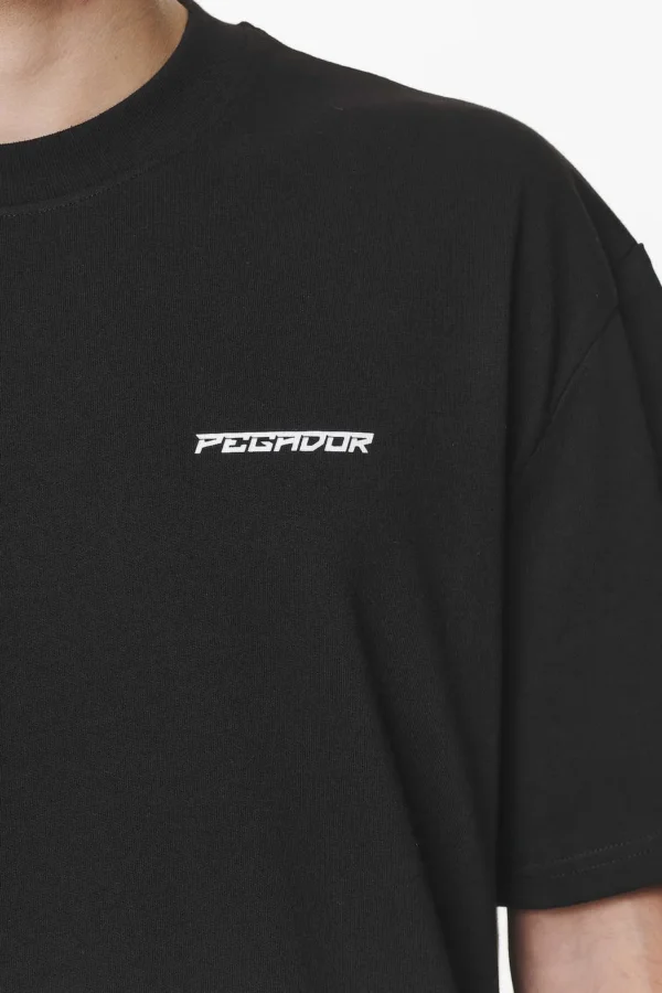 Devon Oversized Tee Black-2