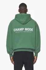 Dike Oversized Hoodie Vintage British Green-1