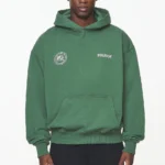 Dike Oversized Hoodie Vintage British Green
