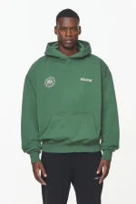 Dike Oversized Hoodie Vintage British Green