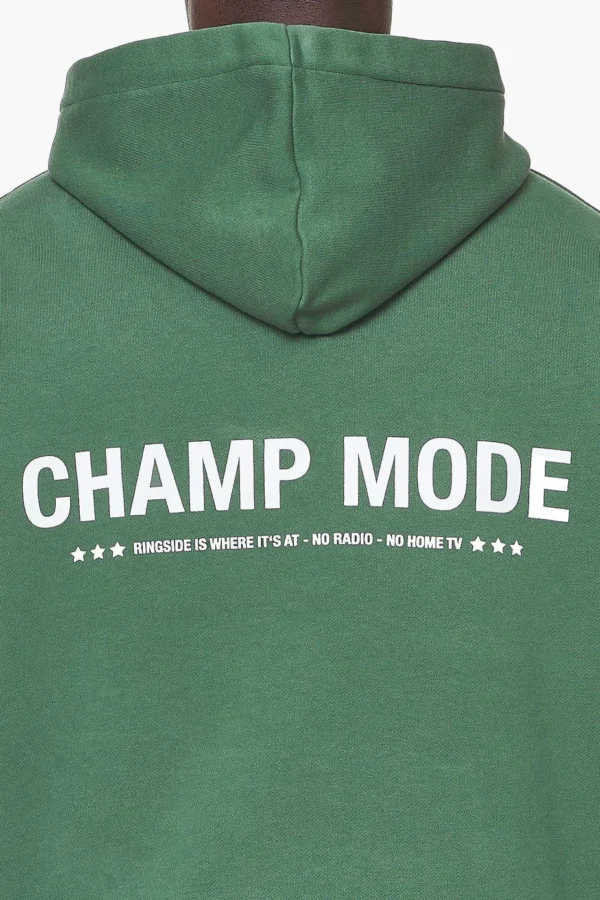 Dike Oversized Hoodie Vintage British Green-2