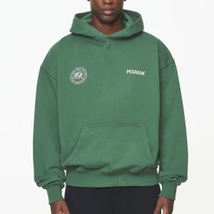 Dike Oversized Hoodie Vintage British Green