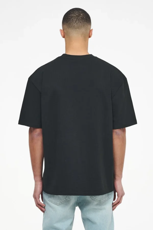 Dinmont Oversized Tee Vintage Washed Black Ink-1