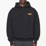 Docks Oversized Hoodie Vintage Washed Onyx Black-1