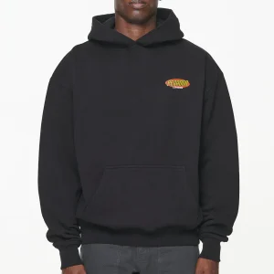 Docks Oversized Hoodie Vintage Washed Onyx Black-1