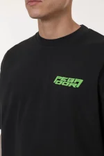 Doyer Oversized Tee Washed Black-2