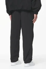 Drewo Wide Track Pants Onyx Black-1