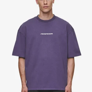 Dubose Oversized Tee Vintage Deep Purple