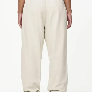 Durward High Waisted Sweat Pants Vintage Washed Bone White-1